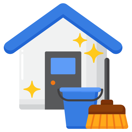 Orchid Home Cleaning Icon
